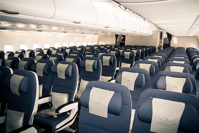 British Airways A380 World Traveller seat