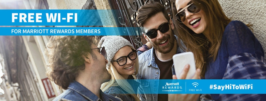 Marriott Rewards free wifi