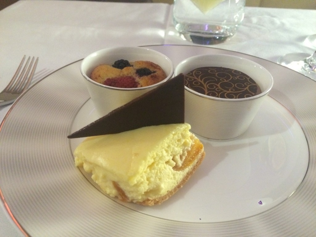 Etihad A380 First Class Apartment food