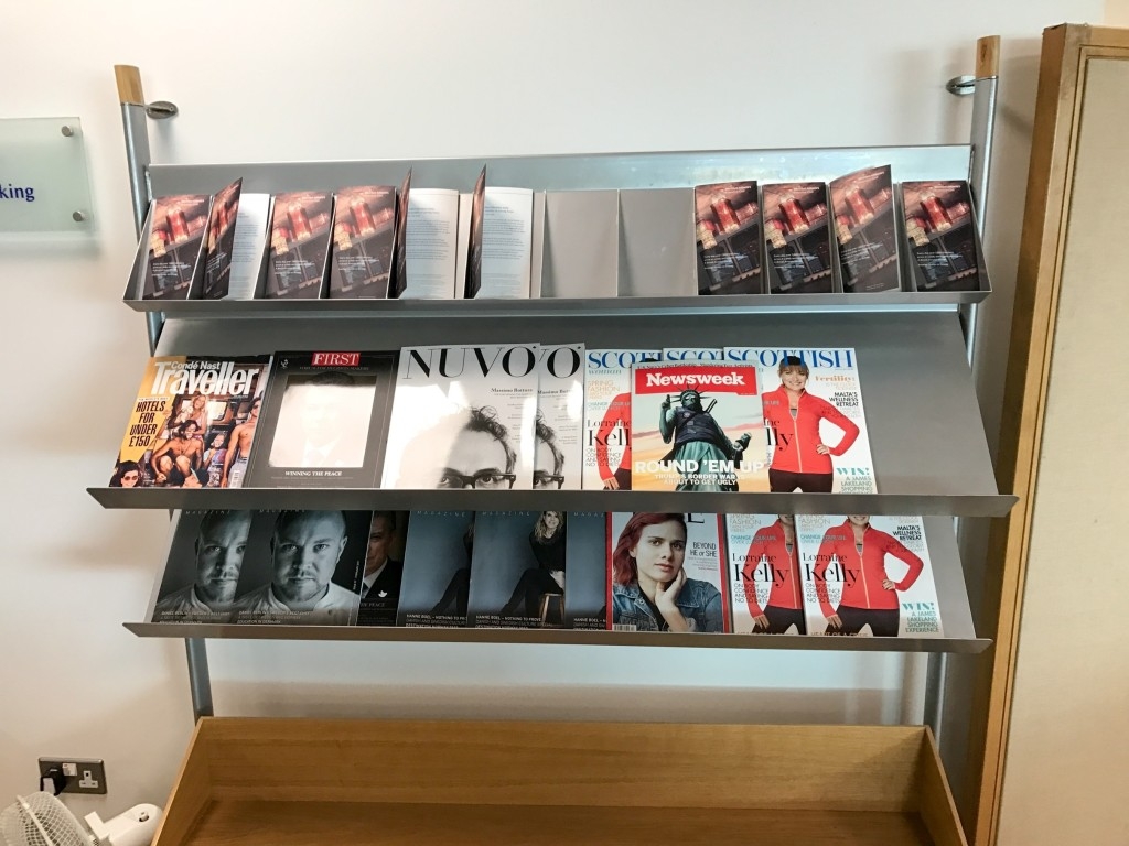 Review British Airways Terraces lounge newcastle magazines