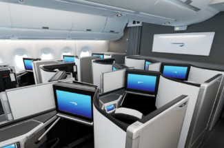 British Airways Club Suite cabin