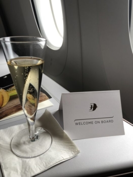 Malaysia Airlines Business Suite A350 champagne