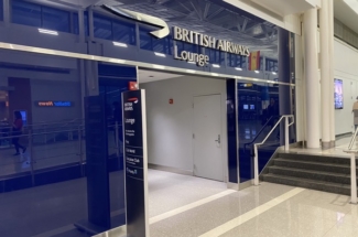 British Airways lounge Washington Dulles entrance