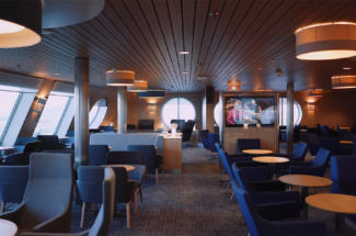 Stena Plus first class lounge